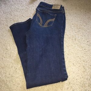 straight leg hollister jeans